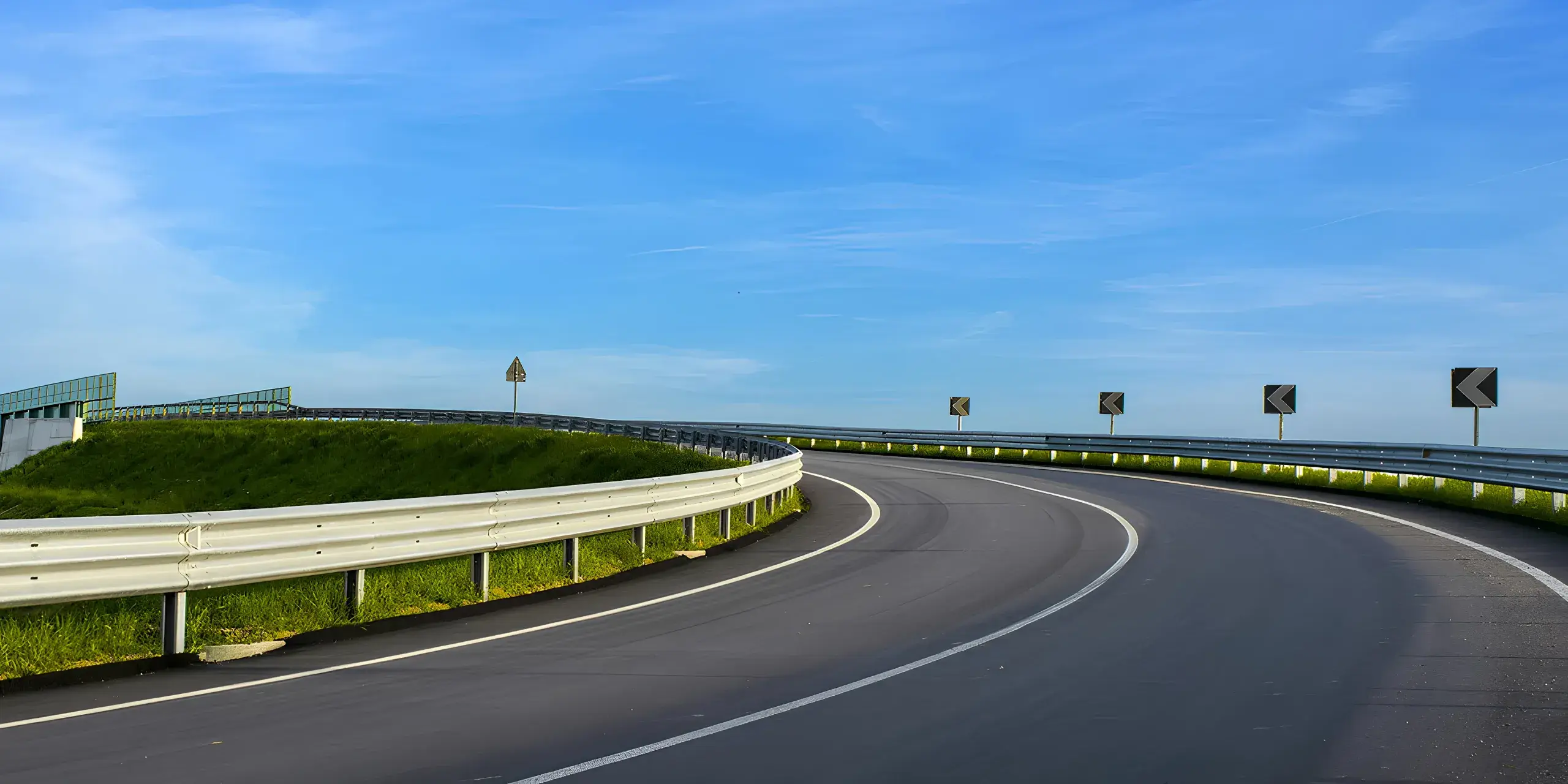 W Beam Crash Barrier